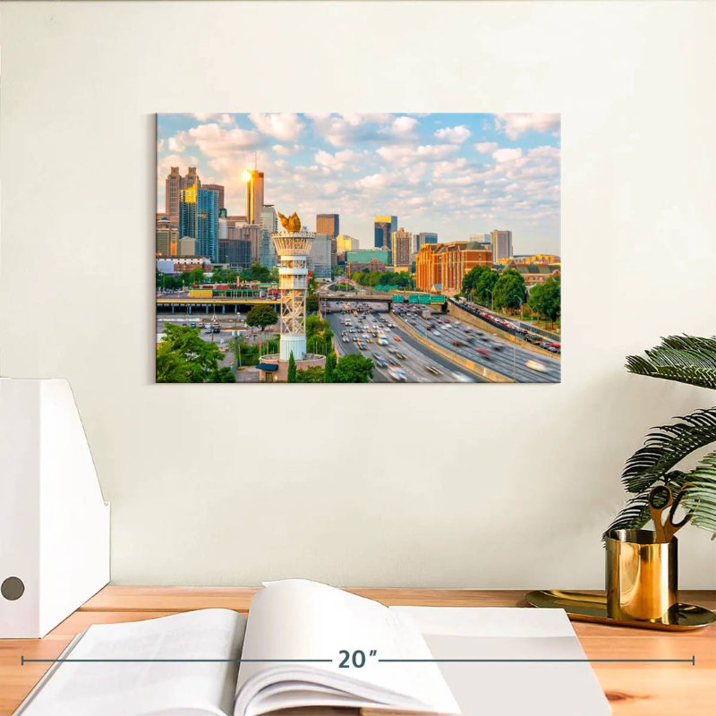 Sebbie Atlanta Rush Hour, 8" H x 12" W