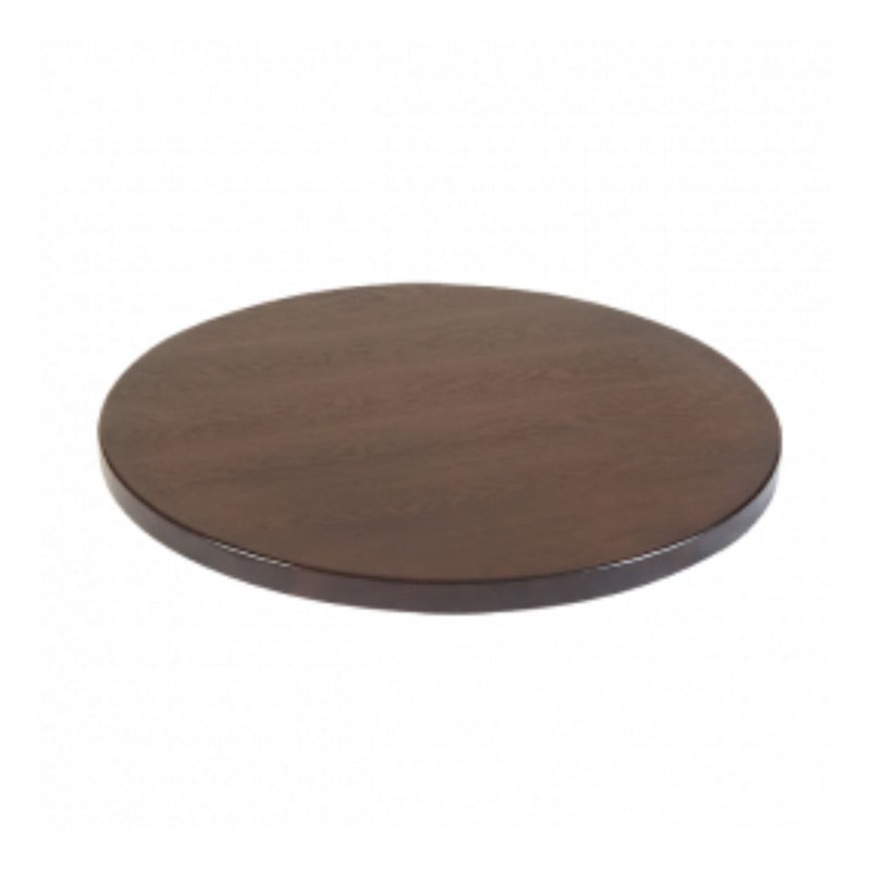 24'' Round Veneer Table Top, Walnut, 24", Walnut