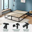 Dekker Metal Platform Bed with Wooden slat support 35cm/14in Height-922882508
