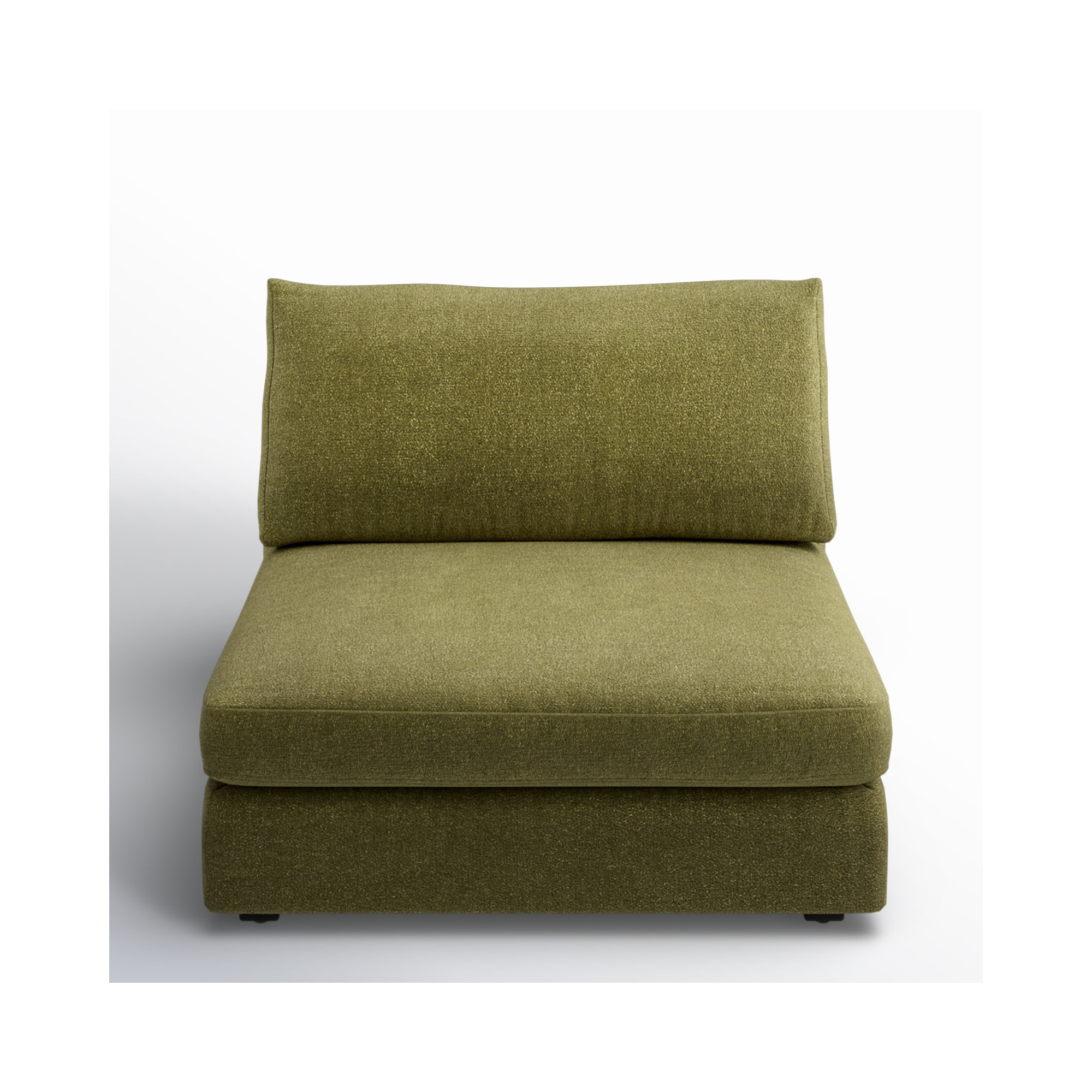 Ojai Upholstered Accent Chair, Green Chenille