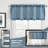 Chesham  Linen Textured Curtain Valances for Windows Light Filtering  Rod Pocket Farmhouse Country Rustic Kitchen Valances for Bedroom Living Room Bathroom-413569526-413569527