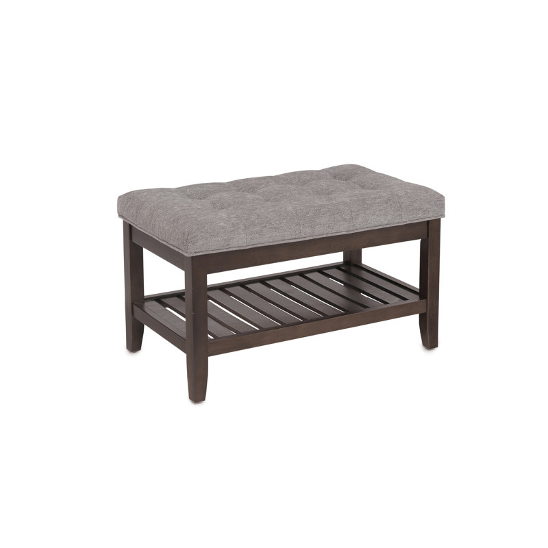 Banc de rangement rembourré Lilttle Jossie, Brun clair