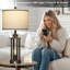 Ensemble de lampe de table avec lanterne et ports USB 27,5 "Cochranville-88636473-118698348