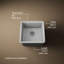Billings Undermount Bar Sink With Accessories-852221995