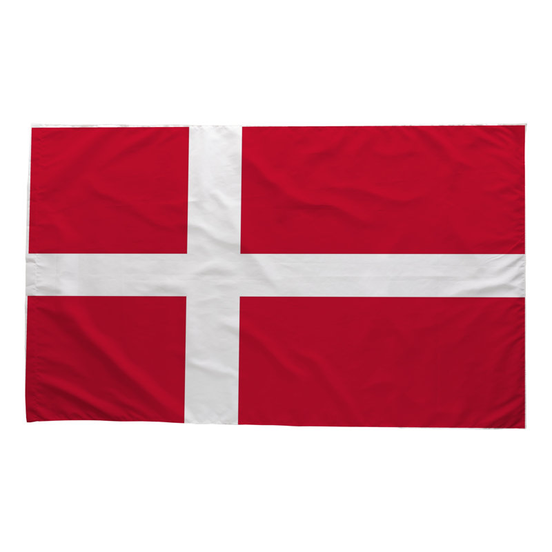 Drapeau du Royaume du Danemark - Drapeau extérieur, 24" H x 36" W