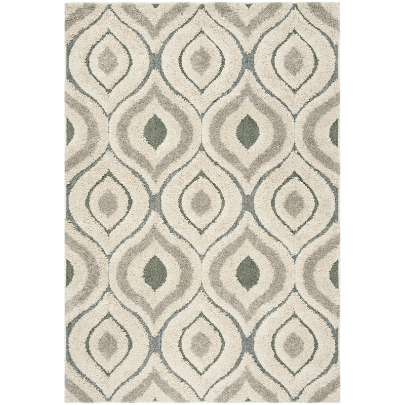 Bryer Shag Performance Geometric Rug, Rectangle 2'3" x 5'