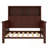 Twin Size Platform Bed with Storage Headboard-1378033318
