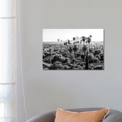 " Black California Series - The Los Angeles Skyline " by Philippe Hugonnard