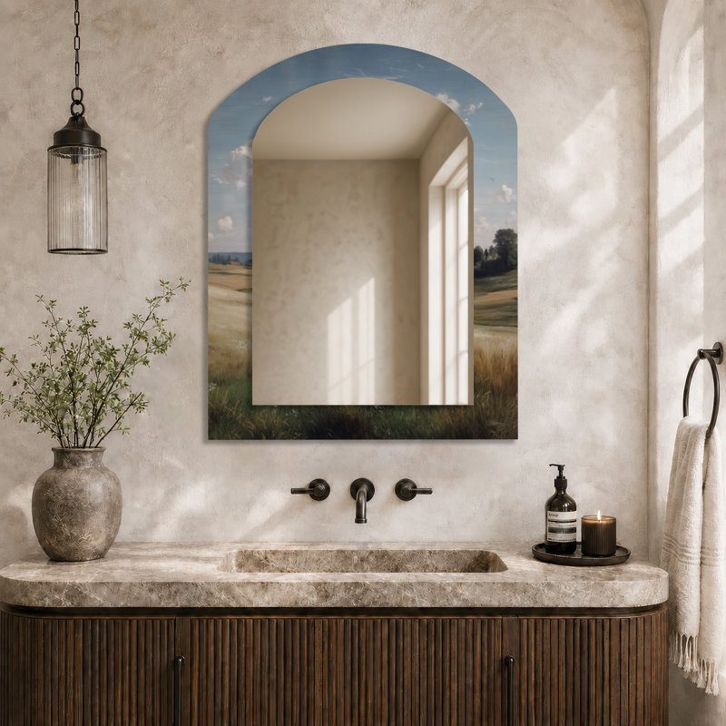 Miroir mural contemporain Contemporary, 43" x 33"