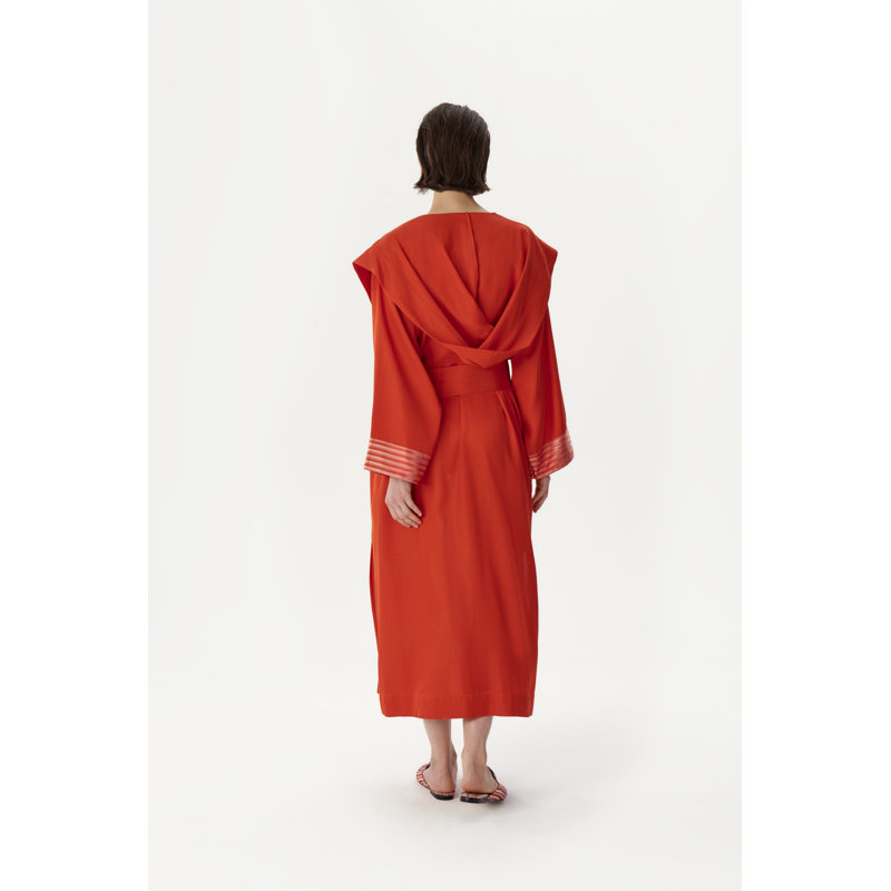 Hoody Kimono Orange