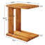 Table de chevet, table de bout et table d'appoint en forme de C