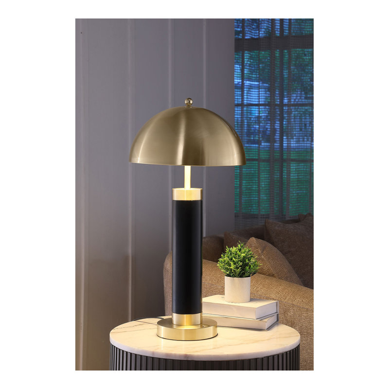 Ensemble de 2 lampes de table Leoch Black Dome