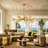 Burness 15 - Light Gold Sputnik Modern Linear Chandelier-1729010677