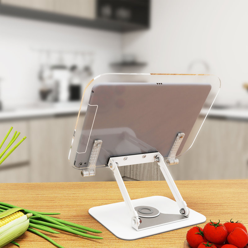 17 Storeys Book Reading Stand,360°rotating Base Book Holder For Reading Hands Free,cookbook Stand, Foldable Desktop Stand For Desk Kids,computer,textbook