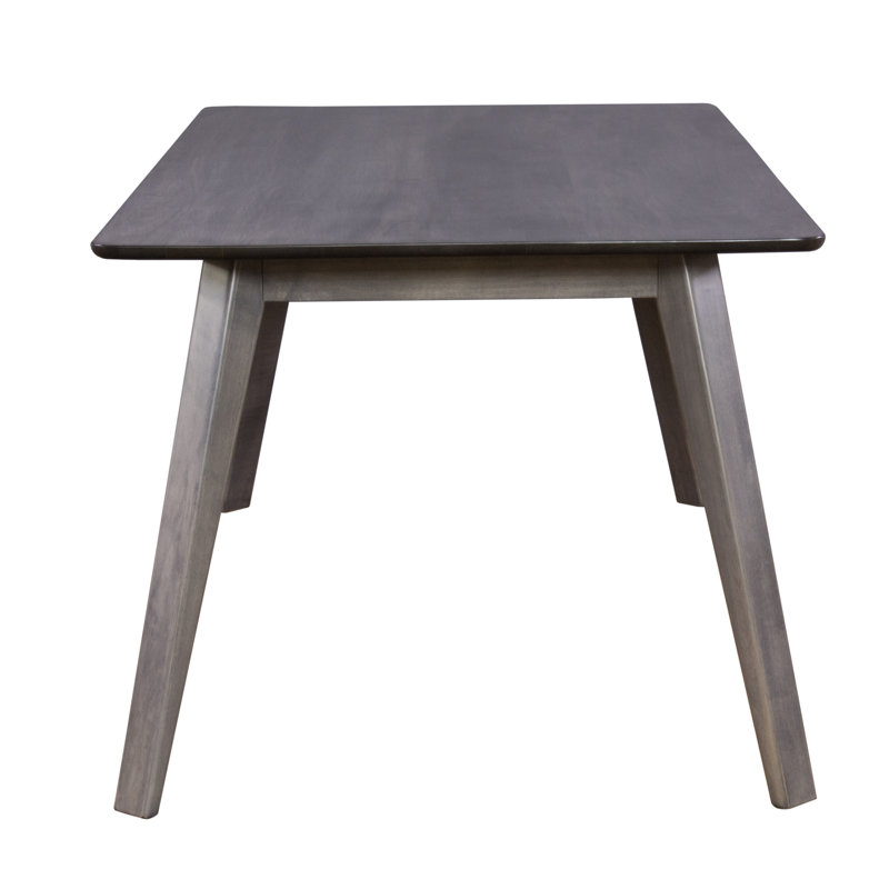 Leclair Maple Solid Wood Dining Table, Shadow, 29" H x 60" L x 42" W