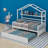 Huntingdon Twin House Daybed with Trundle by Harper Orchard-1690333014