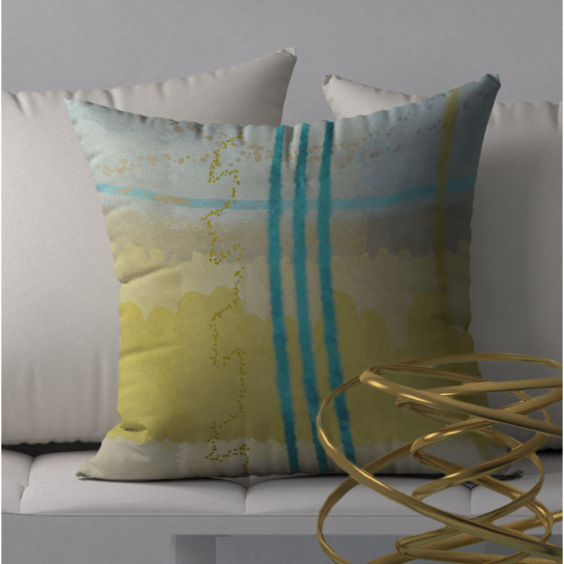 Alert Reversible Throw Pillow, 18" x 18"