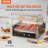 VEVOR Hot Dog Roller with Glass Lid