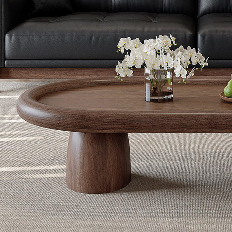 Table basse ovale rétro de style français