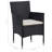  Dining Set Black, Cream White-981262636-981262638