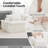 Boat-Shaped Armless Chenille Sofa, Ready-to-Use Compressed Packaging-1677029821