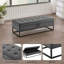 Banc de rangement rembourré en velours avec siège rabattable Modern-1590409863