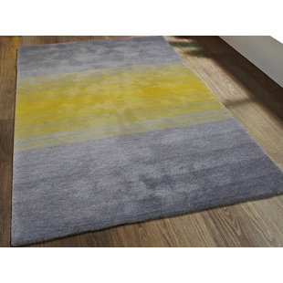 Teppich Dinar in Grau / Gelb
