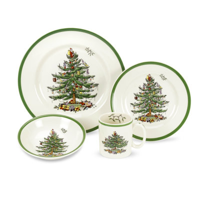 Spode Christmas Tree 4-Pc P/S