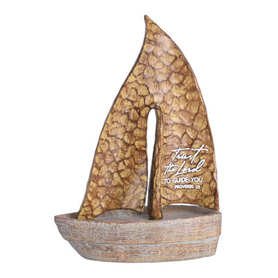 Sailboat Tabletop Trust The Lord To