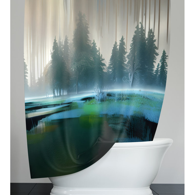 Rideau de douche Almita, H 72 po x l 70 po