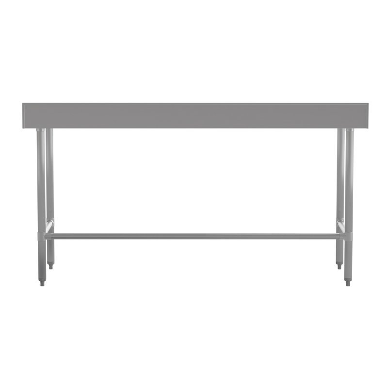 Commercial Grade Stainless Steel Kitchen Prep and Work Table with Backsplash