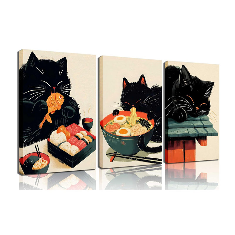 3 Piece Wrapped Canvas Wall Art