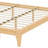 Solid Dry Bamboo Wood Platform Bed Frame, With Wood Slat Support-1040851108