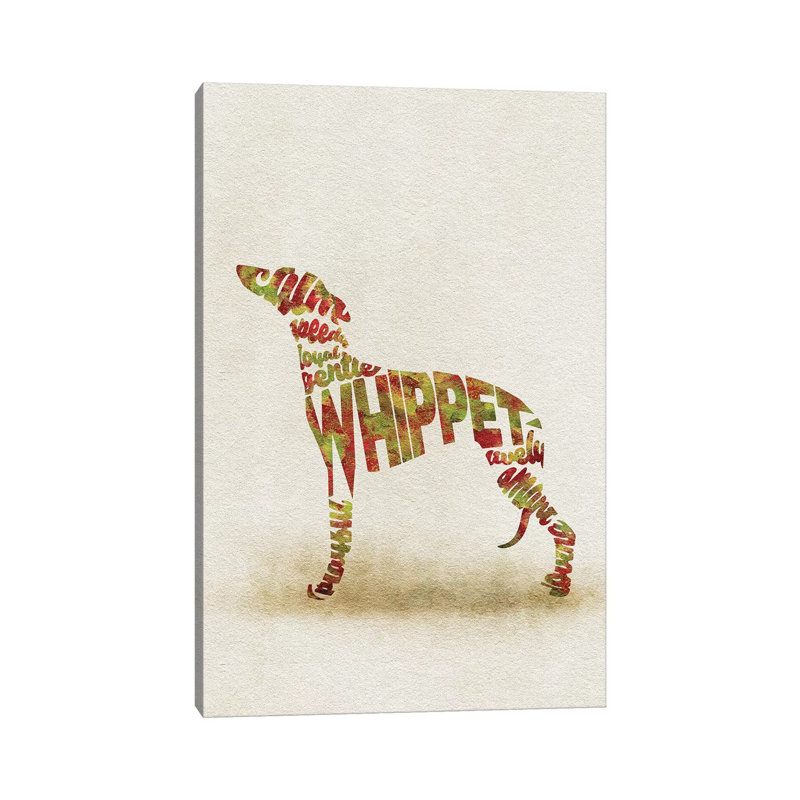 Whippet by Ayse Deniz Akerman - Wrapped Canvas Gallery-Wrapped Canvas Giclée, 101.6 cm H x 66.04 cm W x 1.91 cm D