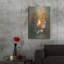 «Crescent Fox Fall Magic» par Art and a Little Magic, art mural en métal, 24 po x 36 po