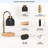 Set of 2 Touch Control Table Lamp with 2 USB Ports and 1PCS seenlast Candle Warmer with Dimmer Adjustable Height