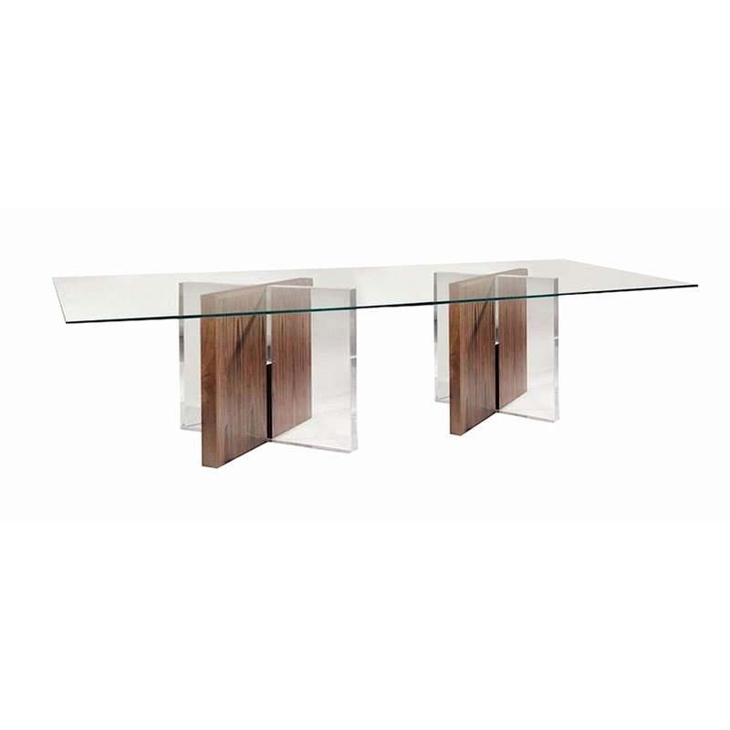 Bety Glass Top Dining Table