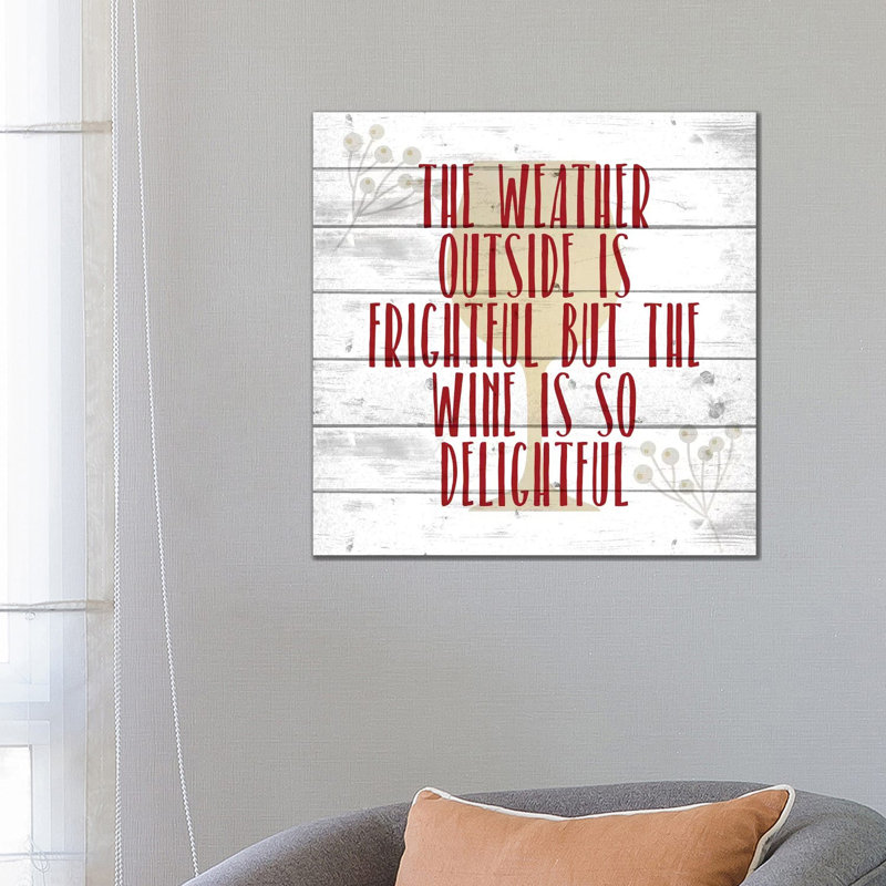 Delightful 1 Piece Wrapped Canvas Wall Art, 66.04cm H x 66.04cm W