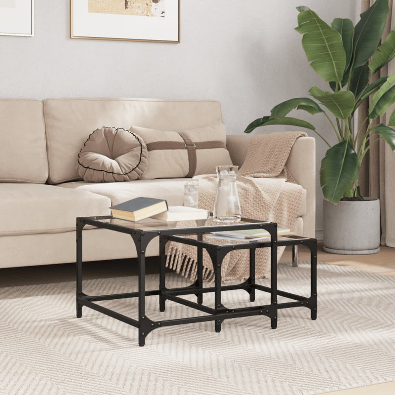 Cvetanka Coffee Table, Transparent