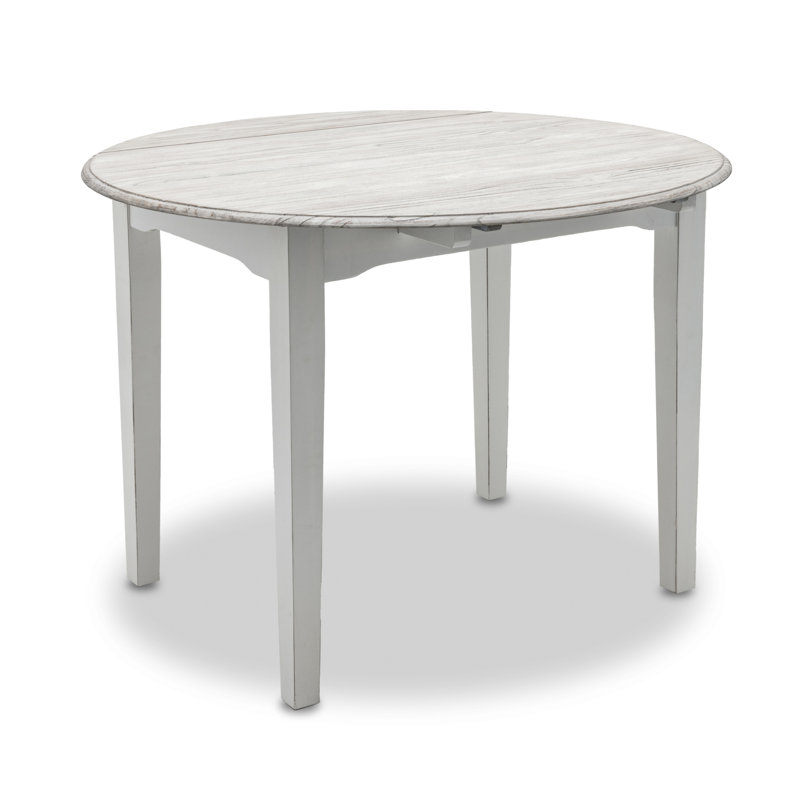 Islamorada - 42" Drop Leaf Dining Table - Dapple Grey and Blanc Finish