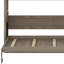 Lit escamotable avec bureau, lumière DEL et station de charge USB