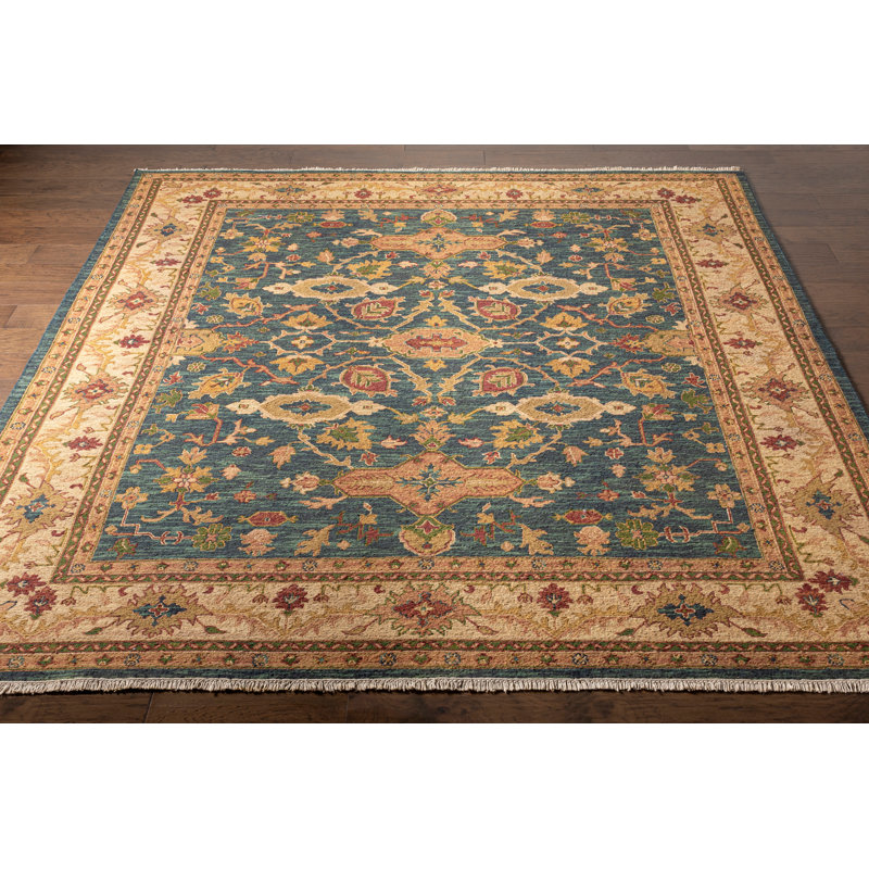 Wool Oriental Area Rug, Rectangle 10' x 14'
