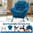 Lazy Chair for Living Room, Modern Large Accent Lounge Armchair with Side Pocket, Comfy Leisure Sofa Reading Chair, for Bedroom, Living Room, Dorm Rooms and Office