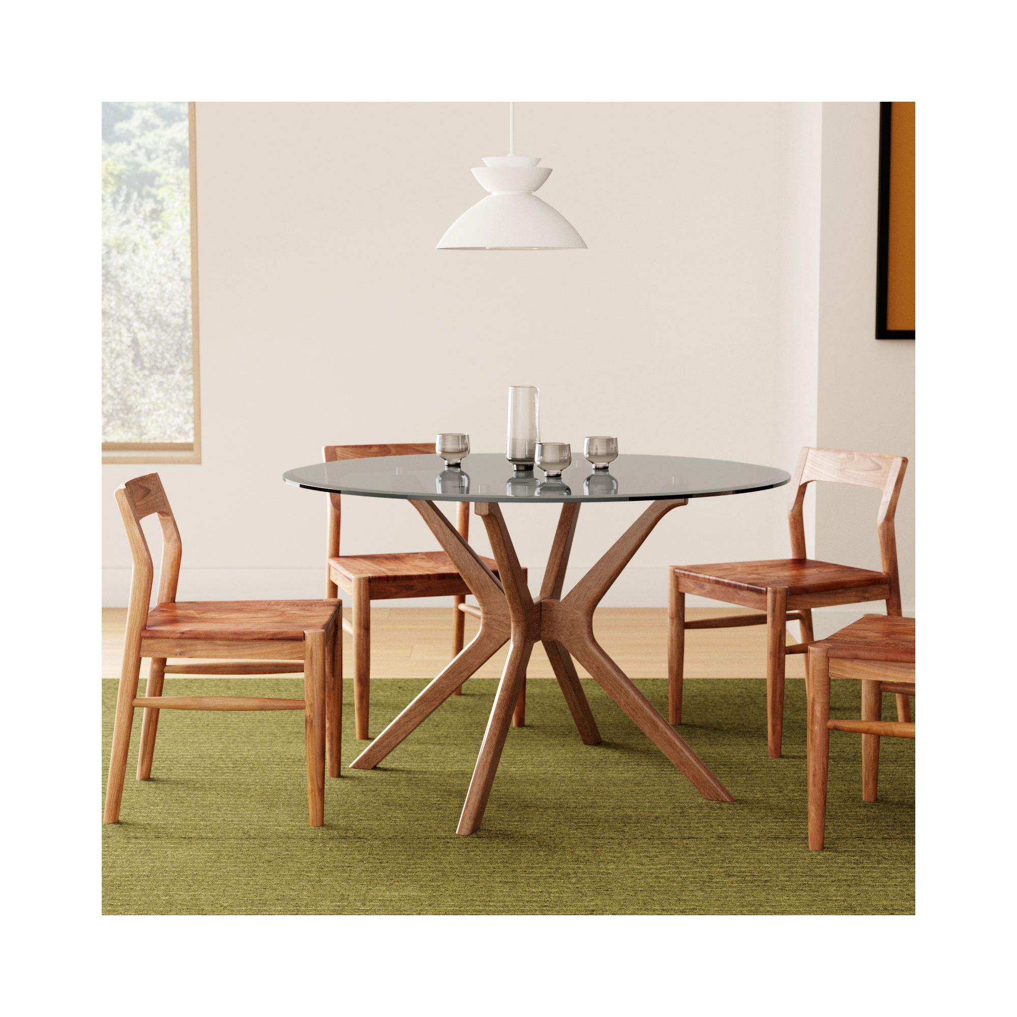 Geary 47.75'' Round Dining Table