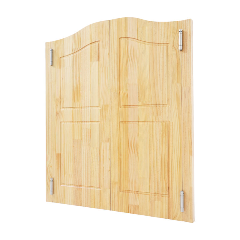 Solid Wood Paneled Café / Saloon Door, 31.88" W x 42.12" H, White