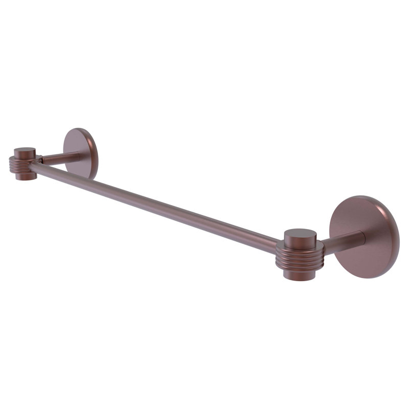 Satellite Orbit One 38.5'' Wall Towel Bar, Antique Copper, 3" H x 26.5" W x 3.9" D