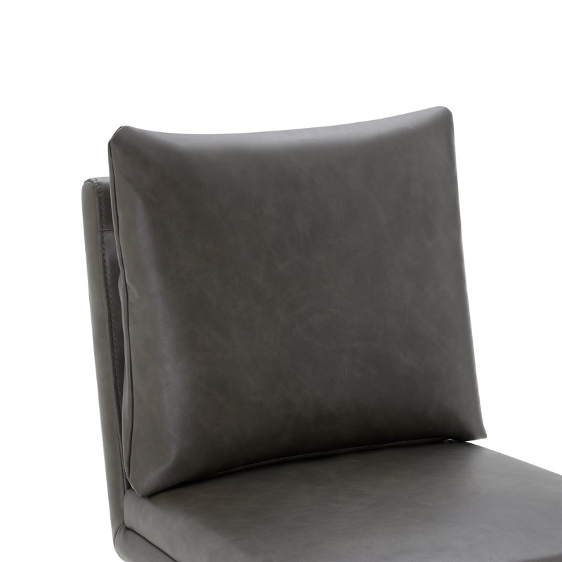 Clarkson Counter Stool, Copley Grey Faux Leather