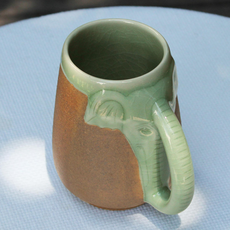 Handmade Ceramic Coffee Mug, Brown
