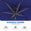 Parasol de marché 10 pi x 6,5 pi Doranna-1348924994