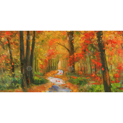 Autumn trail - 15.75"x31.50" Desk mat